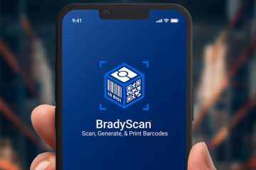 a mobile phone with the bradyscan app