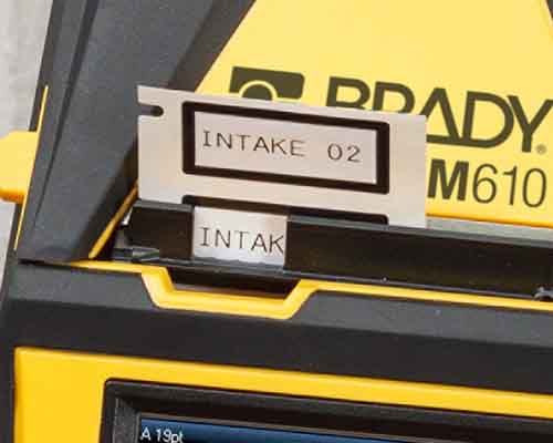 Yeni yazdırılan etiketler, M610’dan alınıyor. 