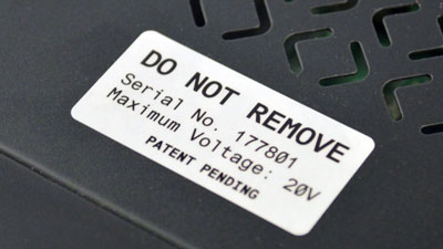 Beyaz bir kablo okuması 